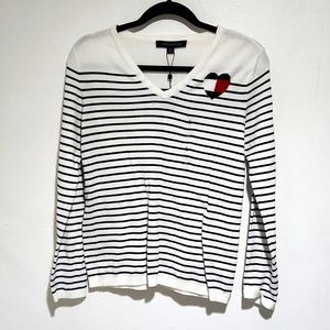 White long sleeve Tommy shirt